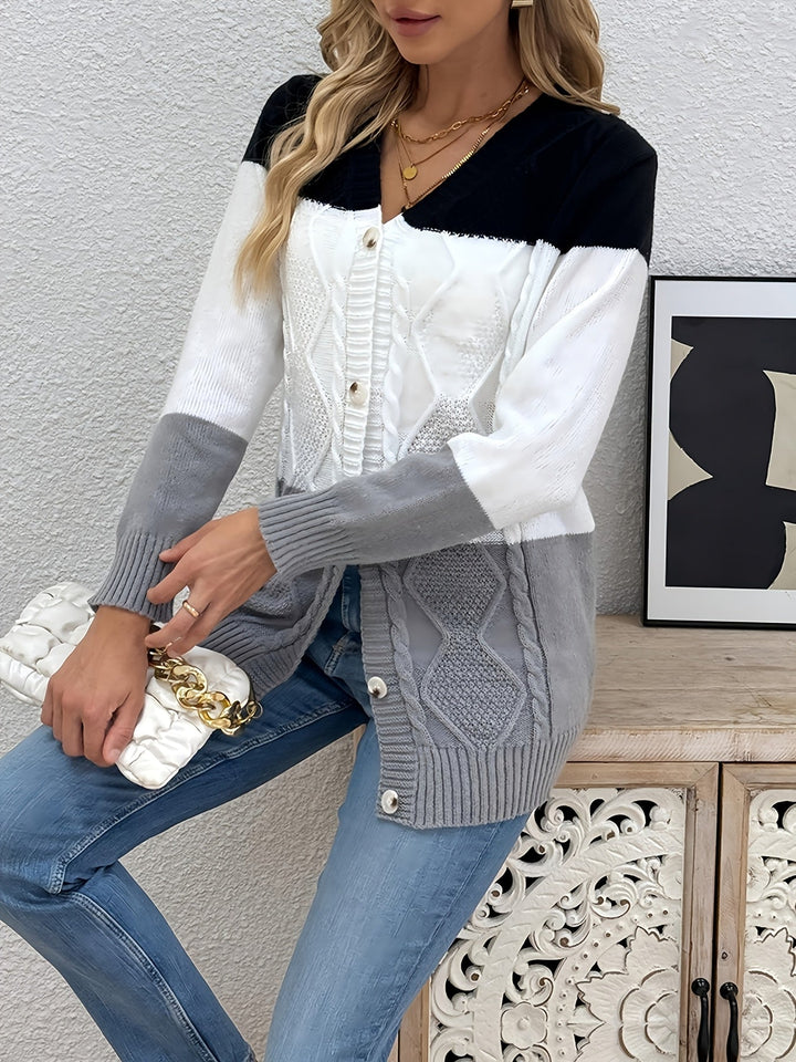 LIN MARINE | GILET PATCHWORK POUR FEMMES