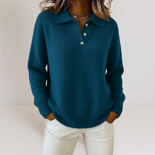 AURÉLIE | PULL EN MAILLE À COL POUR FEMME