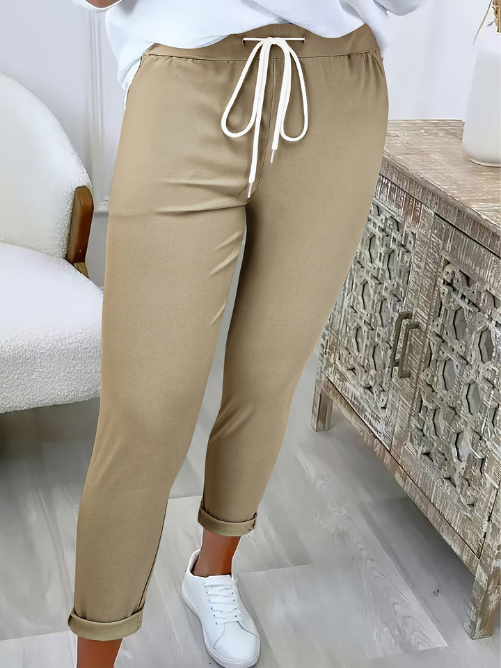 AMÉLIE | PANTALONS MODERNES À CORDON DE SERRAGE POUR FEMMES