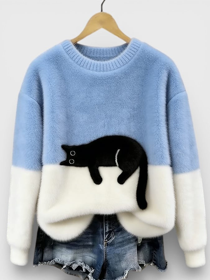 ALICE| PULL IMPRIMÉ FÉLIN POUR FEMMES