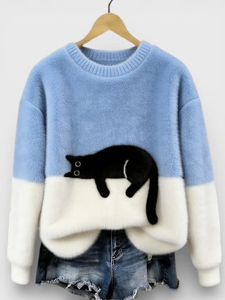 ALICE| PULL IMPRIMÉ FÉLIN POUR FEMMES