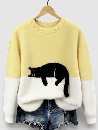 ALICE| PULL IMPRIMÉ FÉLIN POUR FEMMES