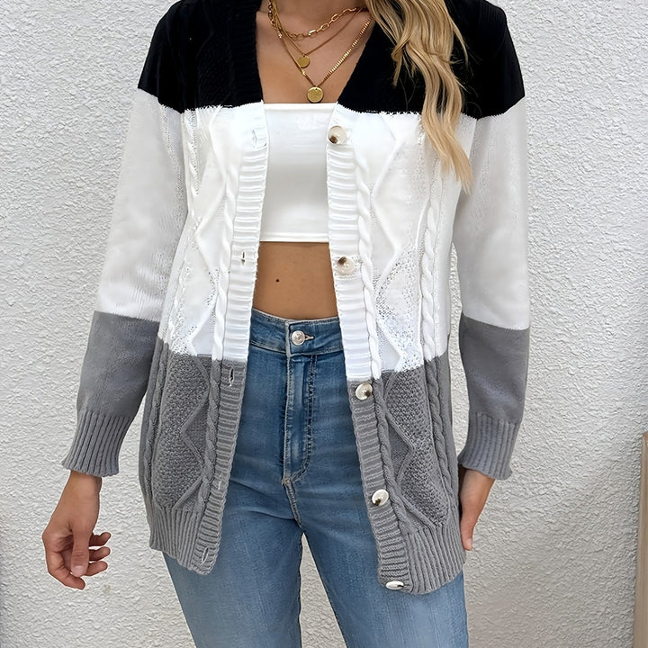 LIN MARINE | GILET PATCHWORK POUR FEMMES