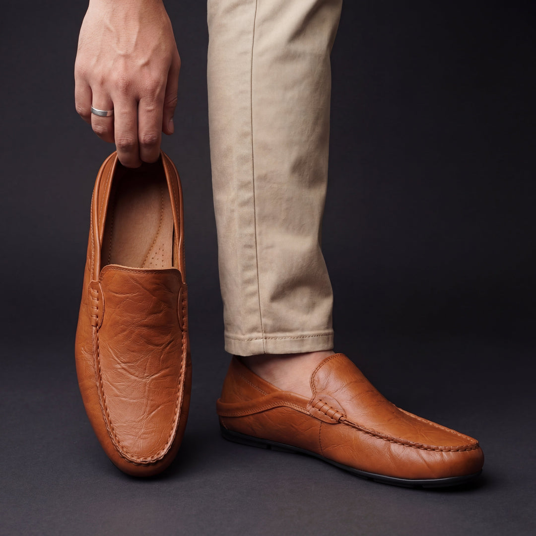 Charles – Mocassins en cuir