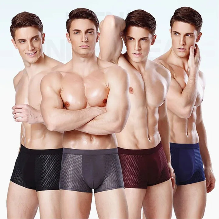 NORDEN™ – Lot de 4 boxers doux et extensibles