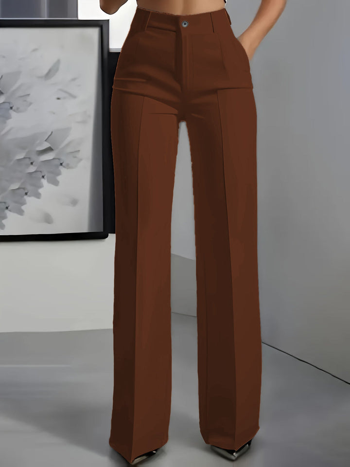 PANTALON ÉLÉGANCE| CHIC PANTALONS HAUTS POUR FEMMES