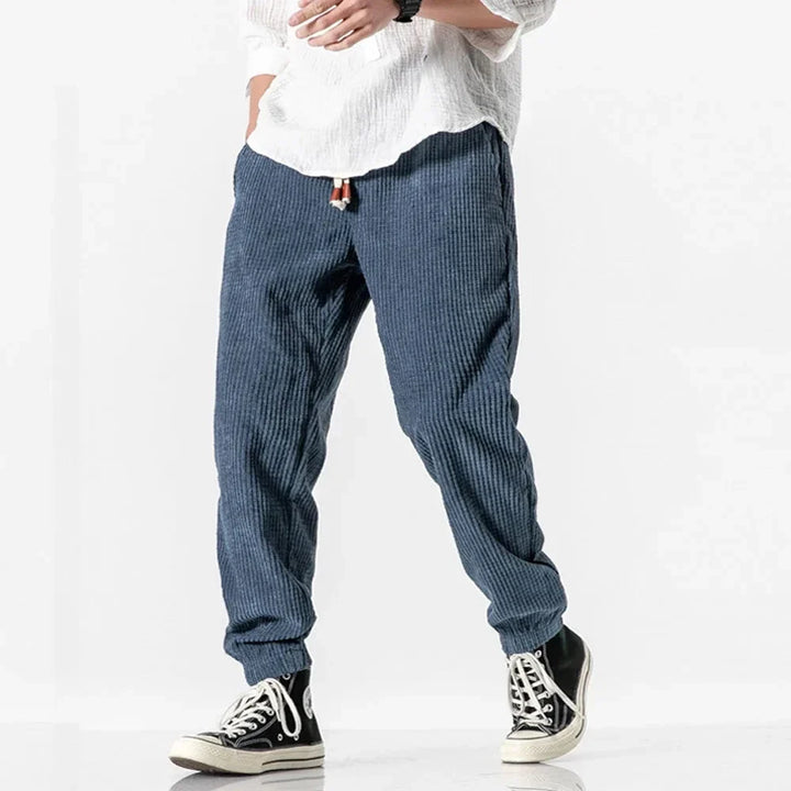 Pantalons en velours décontractés japonais