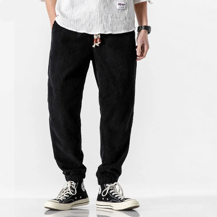 Pantalons en velours décontractés japonais