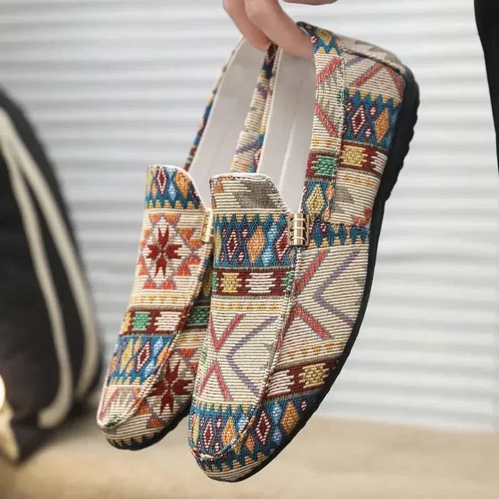 Émile | Mocassins Tissés de Caractère