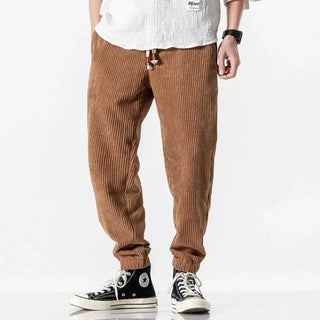 Pantalons en velours décontractés japonais