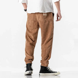 Pantalons en velours décontractés japonais