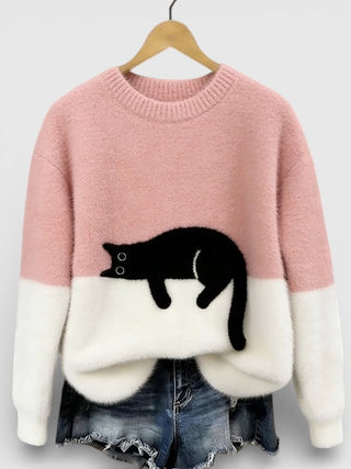 ALICE| PULL IMPRIMÉ FÉLIN POUR FEMMES
