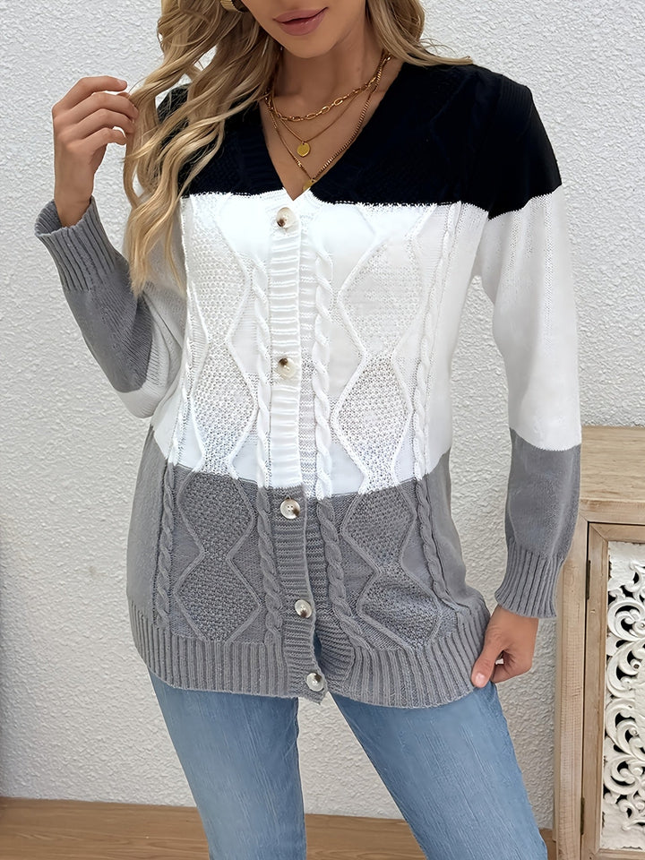 LIN MARINE | GILET PATCHWORK POUR FEMMES