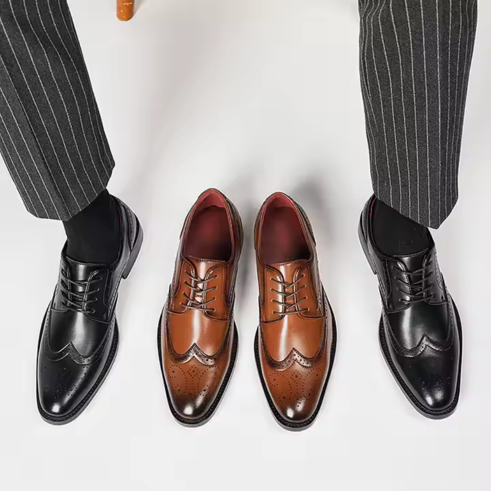 Danoir Paris™ Santorin | Chaussure Homme Élégante avec Semelle Réhaussante 6CM