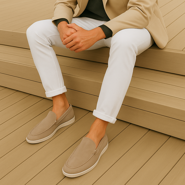 Danoir Paris™| Mocassins élégants Nové – Daim Premium