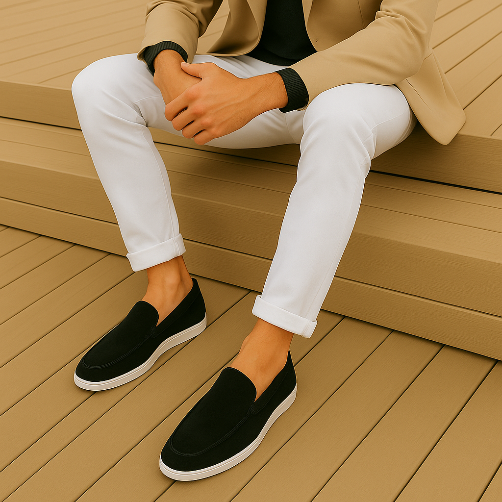 Danoir Paris™| Mocassins élégants Nové – Daim Premium