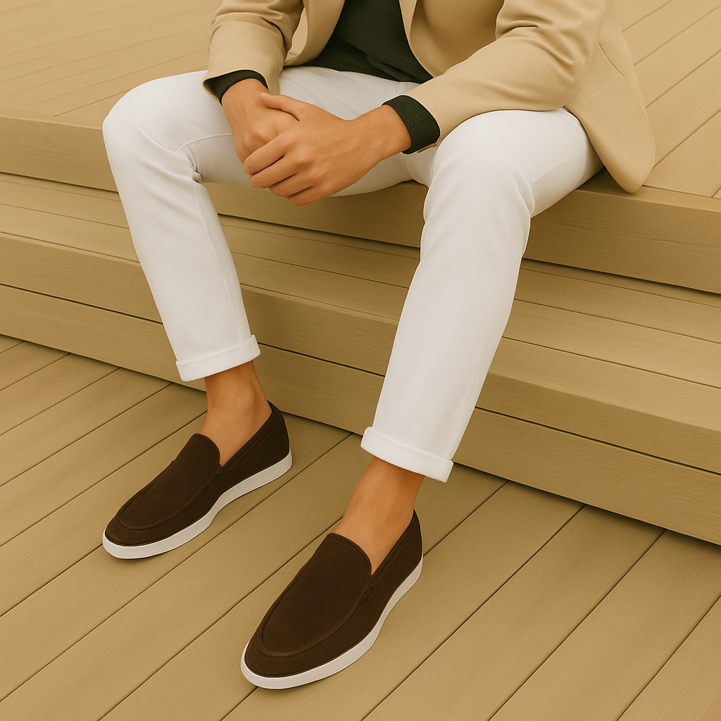 Danoir Paris™| Mocassins élégants Nové – Daim Premium