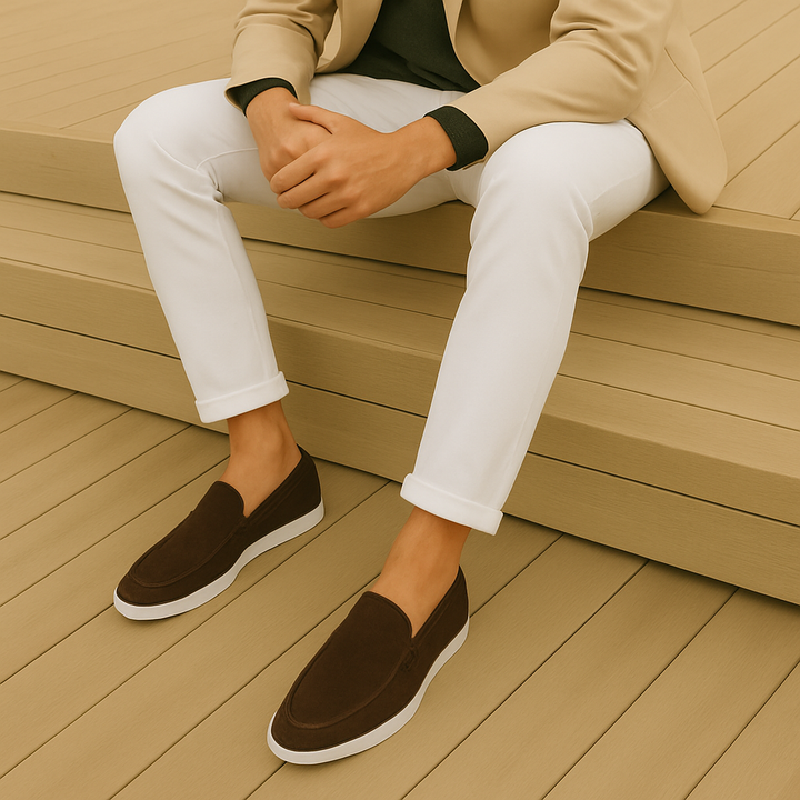 Danoir Paris™| Mocassins élégants Nové – Daim Premium