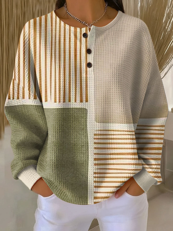 CONSTANCE | PULL EN TRICOT GAUFRE POUR FEMMES