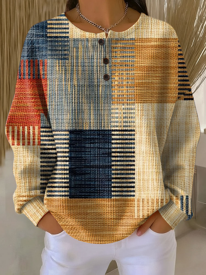 CONSTANCE | PULL EN TRICOT GAUFRE POUR FEMMES