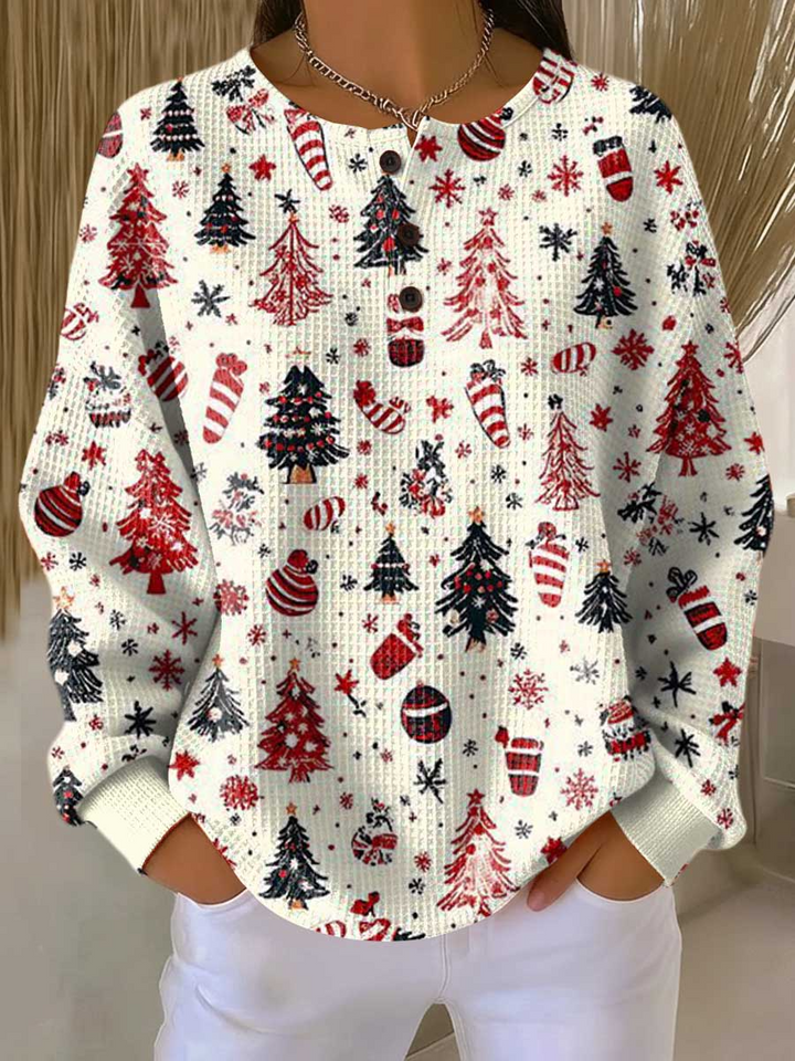 CONSTANCE | PULL EN TRICOT GAUFRE POUR FEMMES