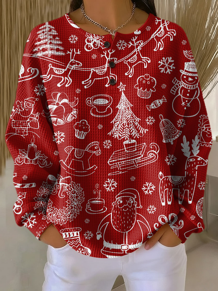 CONSTANCE | PULL EN TRICOT GAUFRE POUR FEMMES