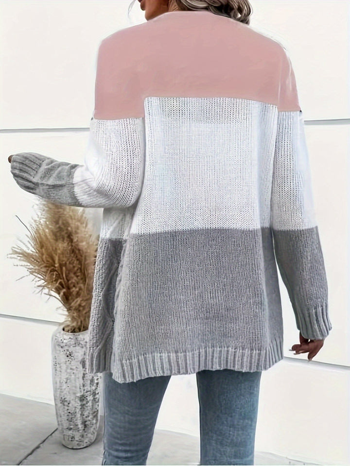 LIN MARINE | GILET PATCHWORK POUR FEMMES