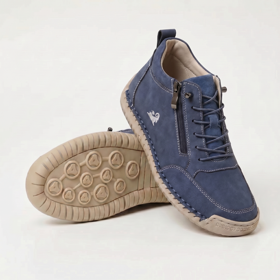Mila – Baskets ultra-confortables pour marcher et rester debout longtemps avec fermeture zippée