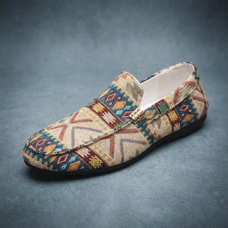 Émile | Mocassins Tissés de Caractère