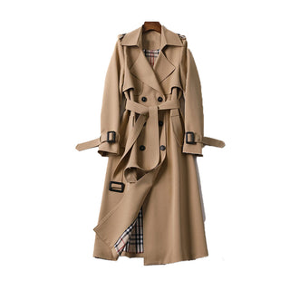 LIN MARINE | TRENCH-MANTEAU CEINTURÉ POUR FEMMES