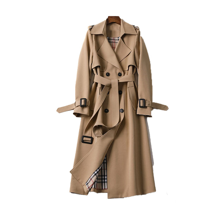 LIN MARINE | TRENCH-MANTEAU CEINTURÉ POUR FEMMES