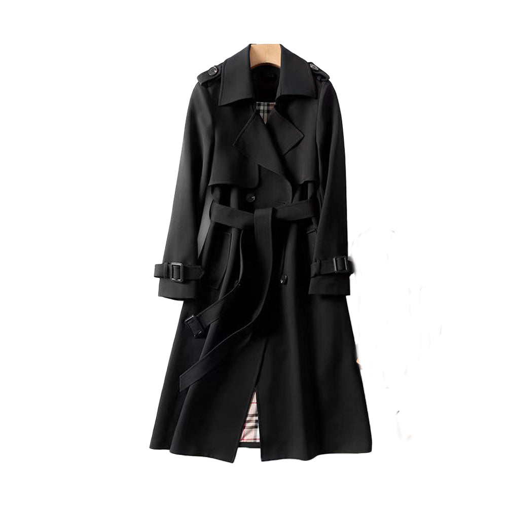LIN MARINE | TRENCH-MANTEAU CEINTURÉ POUR FEMMES