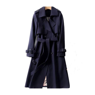 LIN MARINE | TRENCH-MANTEAU CEINTURÉ POUR FEMMES