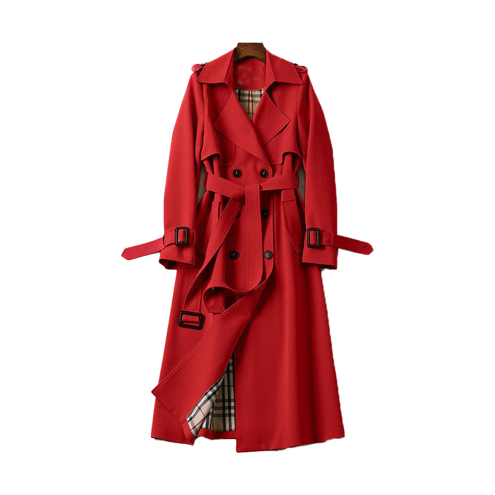 LIN MARINE | TRENCH-MANTEAU CEINTURÉ POUR FEMMES