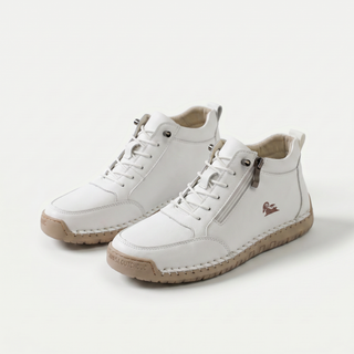 Mila – Baskets ultra-confortables pour marcher et rester debout longtemps avec fermeture zippée