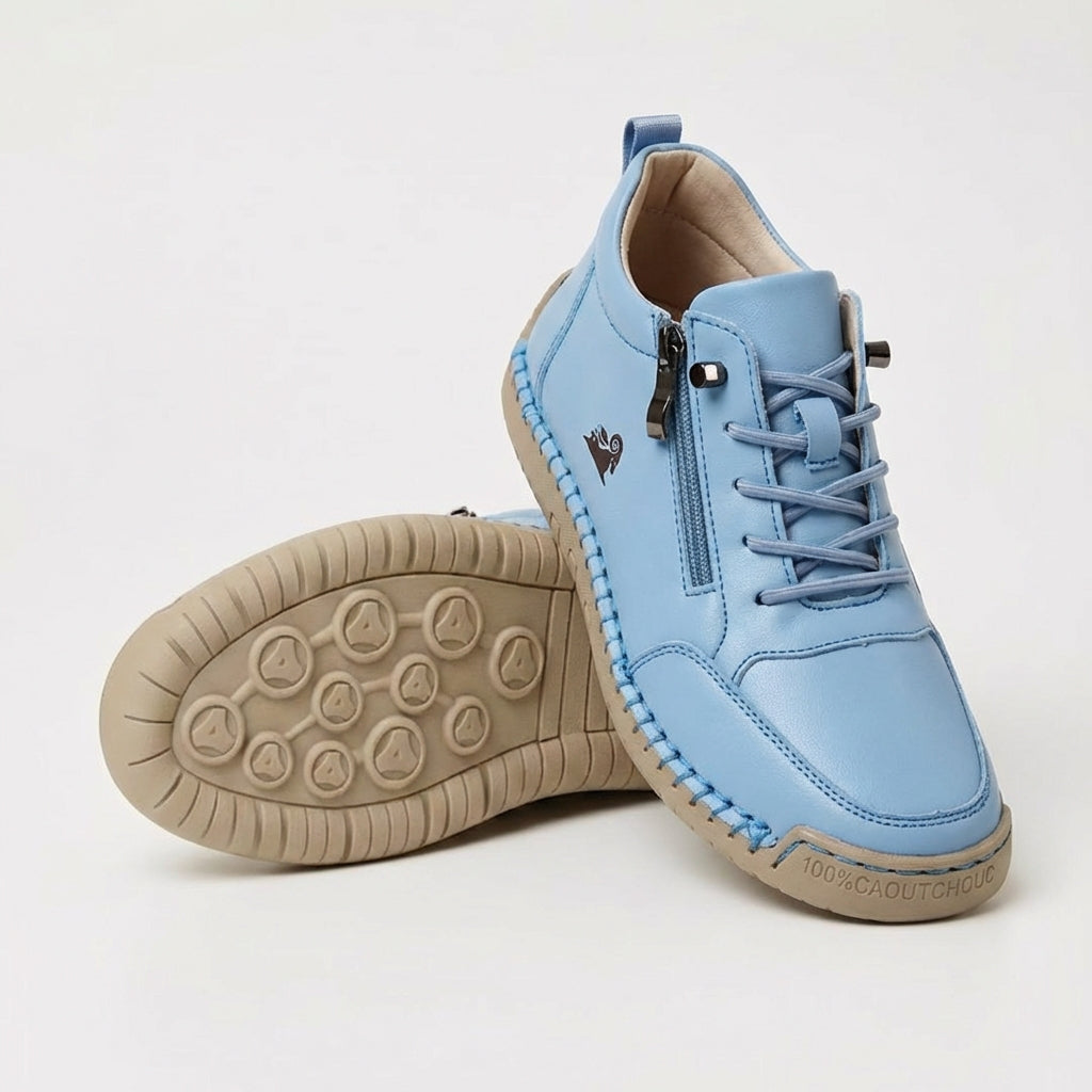Mila – Baskets ultra-confortables pour marcher et rester debout longtemps avec fermeture zippée