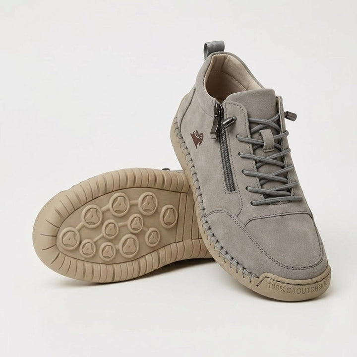 Mila – Baskets ultra-confortables pour marcher et rester debout longtemps avec fermeture zippée