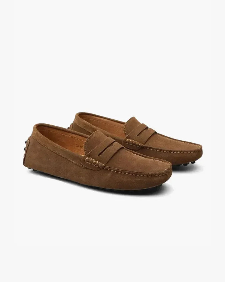 Mocassins en daim