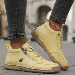 Mila – Baskets ultra-confortables pour marcher et rester debout longtemps avec fermeture zippée
